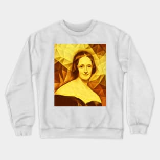 Mary Shelley Golden Portrait | Mary Shelly Artwork 10 Crewneck Sweatshirt